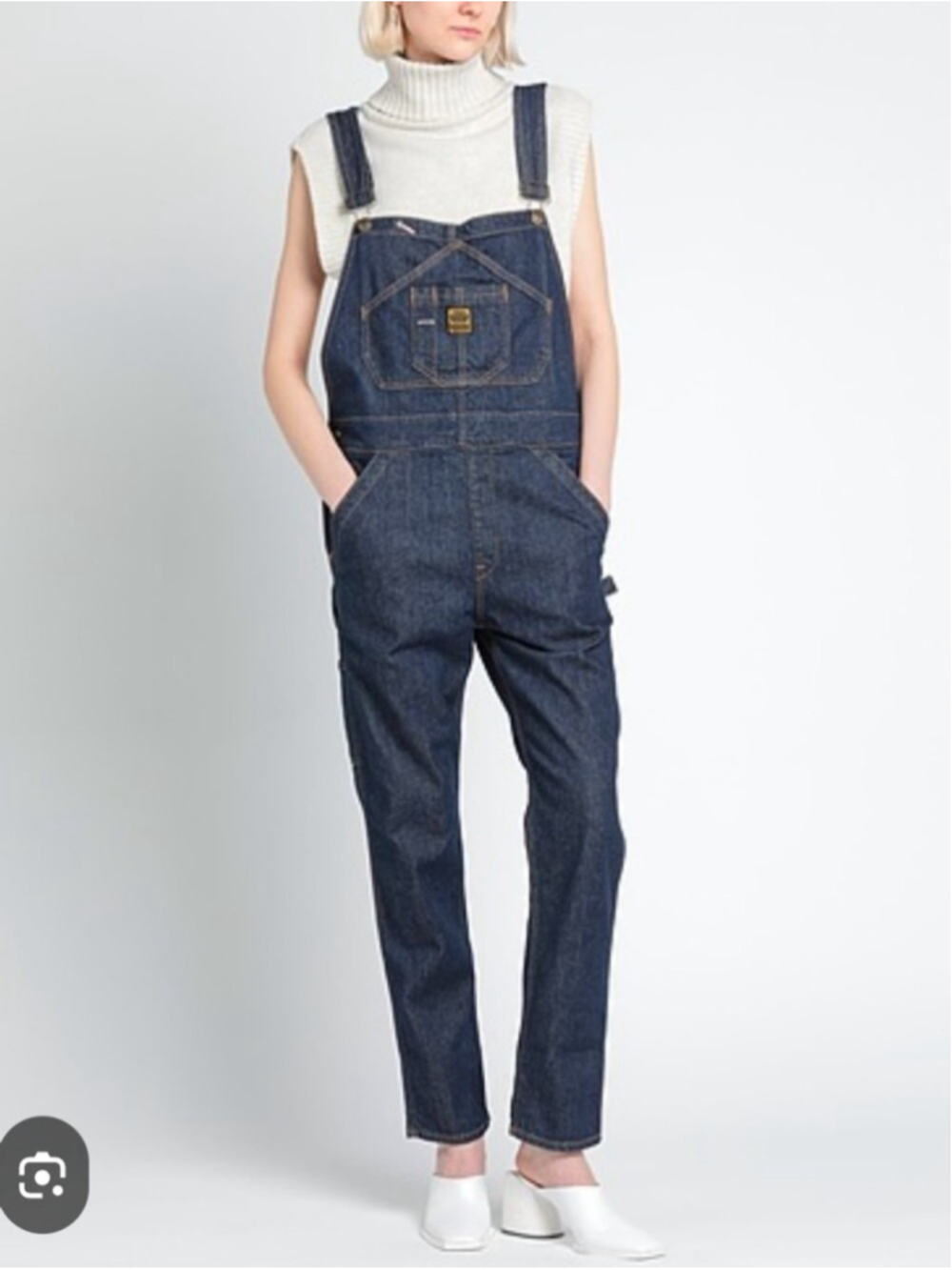 Washington Dee Cee cotton logo-patch dungarees size 27 BNWT